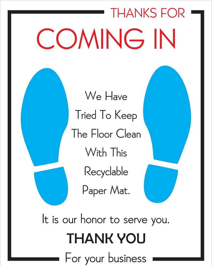 Heavy Duty Paper Floor Mats for Cars - Disposable Floor Mats for Cars - Disposable Car Floor Mat Protector - Car Floor Covers - Paper Mats for Car Detailing - Detailing Supplies, Car Carpet Protector (SEDAN (20" X 16"), Pack of 100)