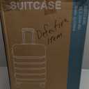 NEWBULIG 20 Inch Carry on Luggage, Lightweight Expandable Rolling Suit Case with TSA Lock, Hard Shell ABS Suitcase with Double Spinner Wheels, Pink