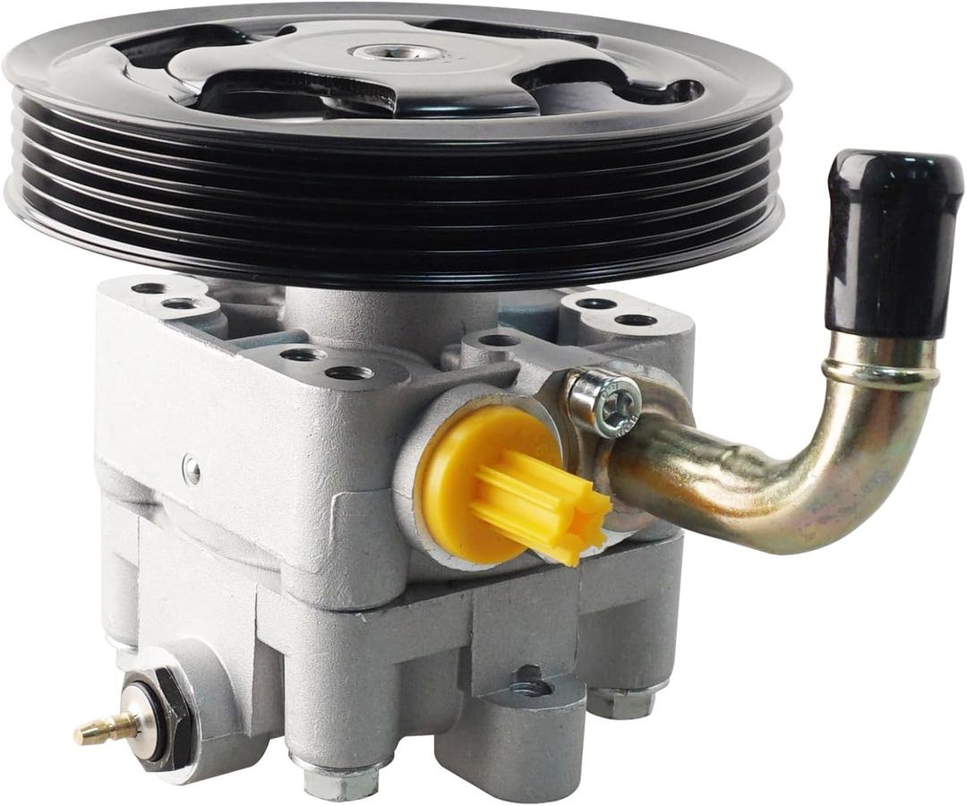Power Steering Pump B26K32650B with Pulley Compatible with Mazda Protege 1999-2000 1.8L Protege 2001-2003 Protege5 2.0L L4 Replaces 21-5142 990-0171