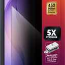 ZAGG Glass Elite Privacy Samsung Galaxy S26 Screen Protector - Tempered Glass 5X Stronger Impact Protection, 2-Way Privacy Filter, Smudge-Free ClearPrint, Case Friendly, Easy Install