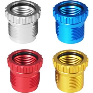 Smart Lock Breech Lock Bushings 4 Pack, Quick-Release and Reloading Press Accessories for Lee, Aluminum