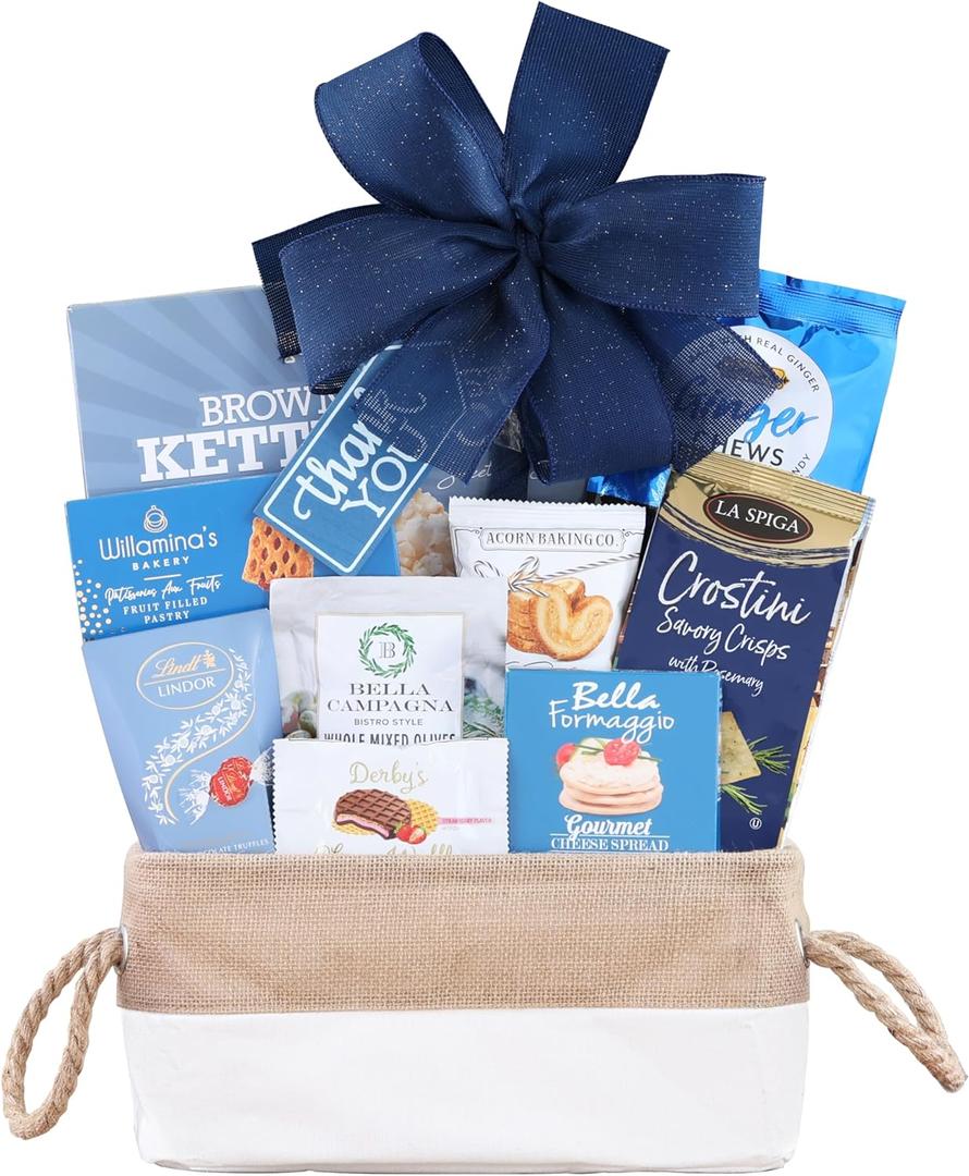 Wine Country Gift Baskets Gourmet Feast Perfect For Family, Friends, Co-Workers, Loved Ones and Clients, Gift Size 15" x 8" x 14"