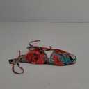 RELLECIGA Blue Floral Brazilian  Triangle Top Wavy Teeny Swimsuit Size Medium