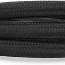 Pack of 2, 8AN Fuel Hose Line Stainless Steel Nylon Braided Oil Gas Fuel Line Hose 1 Meter