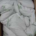 Ultra Soft Full Size Mattress Topper - Viscose Made from Bamboo Pillow Top Mattress Pad for Back Pain Relief - Naturally Cooling for Hot Sleepers, Green