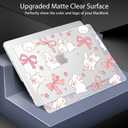 Case for 2026 MacBook Pro 14-inch M5 M4 M3 M2 M1 Pro/Max Chip, Release 2026 2025-2021, Model A3427 A3426 A3434 A3112, Plastic Hard Shell Case with Keyboard Cover, Rabbits & Stars & Bows