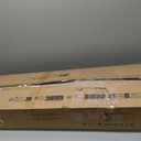 Claiks Electric Standing Desk, Adjustable Height Stand up Desk, 24x48 Inches Sit Stand Home Office Desk with Splice Board, Black Frame/Rustic Brown Top