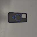 TORRAS Ultra Magnetic Ostand for iPhone 16 Pro Case [Fit for MagSafe] [Sturdy Stand & Ring Holder] Mil-Grade Shockproof Matte Anti-Scratch Slim Protective Kickstand Case, Navy Blue 6.3 inch