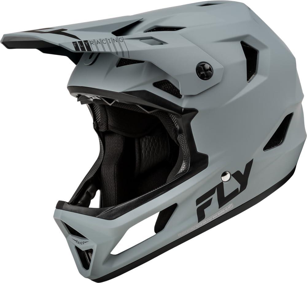Fly Racing Rayce Full-Face Mountain Bike/BMX Helmet ASTM F1952 DH Certified, CPSC 1203, CE EN1078, Poly-Alloy Shell, TFV Ventilation, Removable Liner