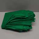 NPBAG 5 Pack 15'' X 16'' Green Cotton Tote Bags, Lightweight Blank Bulk Cloth bags with 1pc of PTFE Teflon Sheet (Medium)
