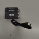 BD&M RCA to HDMI Converter, Composite to HDMI Adapter Support 1080P PAL/NTSC Compatible with PS one, PS2, PS3, STB, Xbox, VHS, VCR, Blue-Ray DVD Players