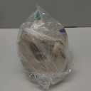 4 inch Orchid Pot with Holes for Repotting, Double Layer Plastic Imitate Ceramic Planter, Clear Orchid Pot Match Decorative Container