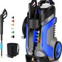 Electric Pressure Washer 5000PSI 4.0GPM Power Washers with M22-14mm Pressure Hose 33FT, Power Sprayers High Pressure with 1/4" QC Compatible Surface Cleaner for Home Cars Driveways, Blue