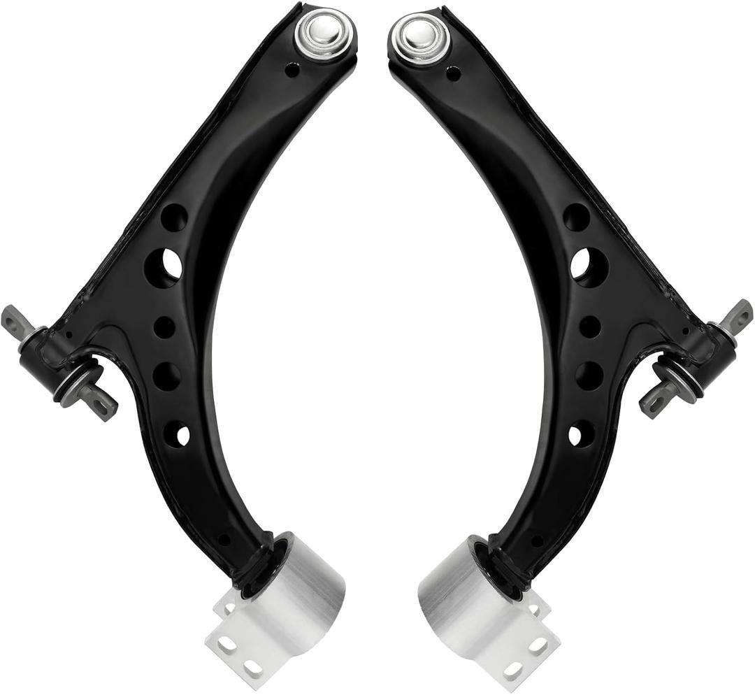 AULINK CMS501255 CMS501254 2 PCS Suspension Front Lower Control Arms with Ball Joint Assembly For Chevrolet Cruze Volt 2016 2017 2018 2019 Replaces 13466362 13466363