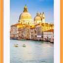 wyooxoo 16x24 Poster Frame Orange Made of Solid Wood Picture Frames Display Pictures 12x18 with Mat or 16x24 Without Mat Colorful Frame For Horizontal Vertical Wall Mounting