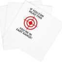 SharkBliss Funny Sarcastic Quotes Cocktail Napkins, 100 Pack If You Can Read This You Re In Fart Range Dad Joke Hilarious Quote Cocktail Napkins For Bachelor Birthday Party 2-Ply, 5x5" (Fart Range)