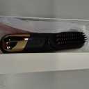 Go Brush Pro, 2026 Cordless Hair Straightener Brush 4 Adjustable Temperature 300 Million Negative Ions Portable USB Charging Travel Hair Straightener Suitable for All Hair Types (drak Black)