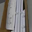 Foldable Drying Rack Clothing, 3-Tier Portable Clothes Drying Racks for Indoor & Outdoor, Anti-Rust Compact Laundry Rack Collapsible, White 28" D x 10" W x 35" H