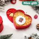 AmazingSpark 64 Pcs Christmas Magic Foam Texture Painting Kit, 36 Pcs Foam Texture Paper Christmas Crafts, 24 Colors Markers Paint 3D Effect DIY Blank Xmas Hanging Ornaments for Gifts