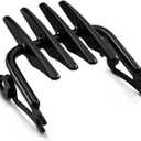 Stealth Mounting Luggage Rack Detachable Motorcycle Trunk Rack Black Compatible with Harley Touring CVO Road Glide Road King Electra Glide Street Glide Ultra Limited FLHTK 2009-2025