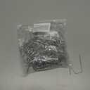 100Pcs Stainless Steel Christmas Light Hooks for Gutters with Gutter Guards, Gutter Hooks for Outdoor Lights, Leaf Filter Christmas Light Clips for Gutter Guards