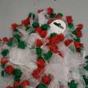 Midlee Christmas Pom Pom Decorative Dog Collar (X-Large)