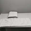 Nestl Light Grey Duvet Cover Queen Size - Soft Double Brushed Queen Duvet Cover Set, 3 Piece, with Button Closure, 1 Duvet Cover 90x90 inches and 2 Pillow Shams