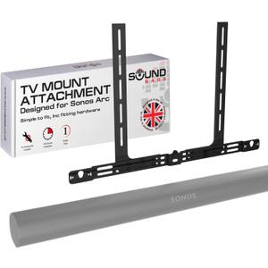 Sound bass Arc TV Mount, Black, Compatible with Sonos Arc Soundbar and Ultra Version, Mounting Bracket for TV, Hardware Kit Included, Designed in the UK