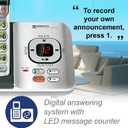 VTech CS6529-4 DECT 6.0 Phone Answering System with Caller ID/Call Waiting, 4 Cordless Handsets, Silver/Black