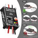 GOUPRC Upgrade 30A Brushless ESC & 1224 4500KV Brushless Outrunner Motor with Transmission for SCX24 RC Crawler Axial 1/24 RC Crawler Buggy Truck