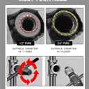 2 x Screw Extractor-Damaged Water Pipe Removal Tool With 1/2 Inch and 3/4 Inch Valve Faucet,Easy Out Stripped Screw Damaged Bolt Extractor Removal Tool for Damaged Screw