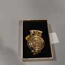 Kerosene Lighter Vintage Antique Soft Flame Lighter for Collection-Decorative-Gift-Present (Golden)