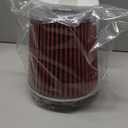 Universal Clamp On Air Intake Filter fits 3 In /3.5 In /4 In Three Different Size, Cone Air Intake Filter-Red