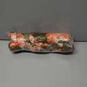 HyeFlora Artificial Fake Fall Hanging Flowers for Outdoor Decor, 2PCS Faux Silk Morning Glory Hanging Plants Mums Vine for Home Garden Wall Party Indoor Outside Decoration (Fall Orange+Light Orange)