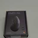 ProtoArc Ergonomic Mouse, EM11 NL Bluetooth Rechargeable Wireless Vertical Mouse, 3 Multi-Device Connectivity for Computer/PC/Laptop, 2.4GHz USB-A Optical Mice for Windows, Mac OS, Black