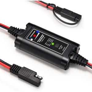 10A MPPT Solar Charge Controller, ATEM POWER 12/24 Volt Intelligent Portable Solar Panel Controller for Solar Panels, Solar Regulator with LED Indicate for Gel AGM Lead-Acid, LiFePO4, Lithium Battery