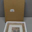 Gold 8x10 Picture Frame Vintage Antique Baroque for Wall or Tabletop Display, Ornate Gothic Victorian Frames Matted to 5x7 Photo