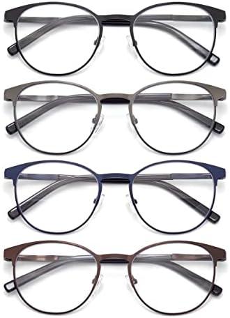 HIGHLIKE Many Kind of Reading Glasses Men Women, Spring Hinge Reader Blue Light Blocking or Clear Lens For S___