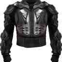 Motorcycle Protective Jacket Full Body Armor Protection Dirt Bike Gear ATV Protective Safety Gear Riding Racing Armor Motocross Protector Jacket Men Women For Off-Road Motorbike Cycling Skiing Skating (Medium, Black)