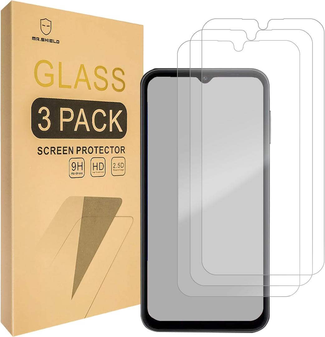 Mr.Shield Screen Protector compatible with The Bark Phone (A15) 2024 [Tempered Glass] [3-PACK] [Japan Glass with 9H Hardness]