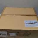 Ceiling Fans with Lights, 19.7in Black Flush Mount Fandelier Ceiling Fans with Lights and Remote, 3000k-6000k Dimmable Modern Smart Bladeless Low Profile Ceiling Fan with Light for Bedroom