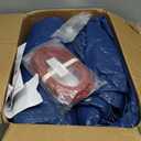 Robelle 12 x 24 ft Premium Tan Winter Oval Pool Cover for Above Ground Pools, 4 ft Overlap (16 x 28 ft Cover Size), Solid 14 x 14 Scrim, 5.2 oz/yd2, Style: 311224-4