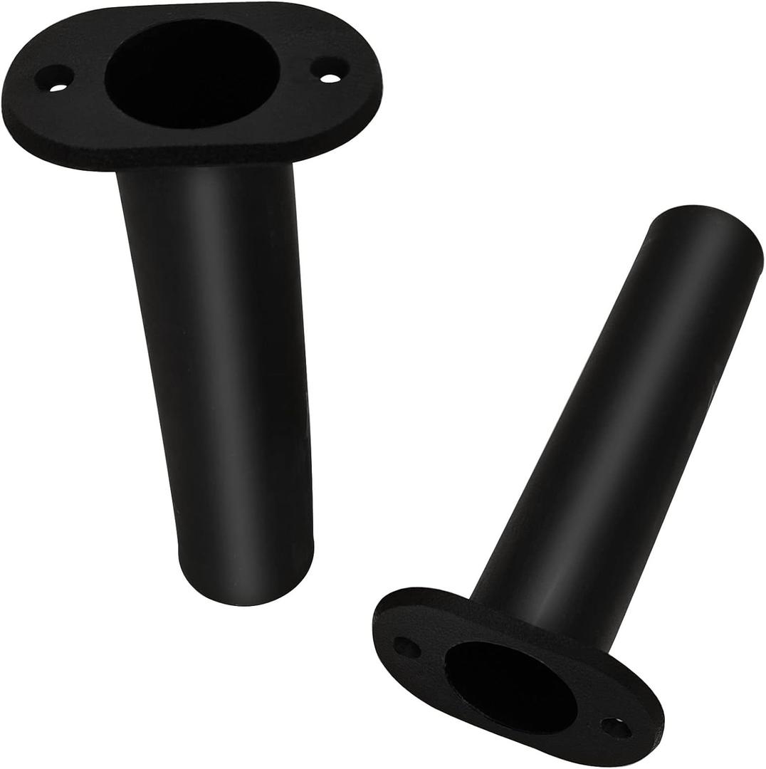 Fishing Rod Holder Plastic with UV 90 Degree Flush Mount 2PCS for Yacht and Boats