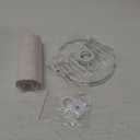 Small Lamp Shade, Beige Drum Lampshade 8.7''Top X 8.7'' Bottom X 7.9'' High, Replacement Lamp Shade Natural Linen Hand Crafted for Table Lamps Floor Lamps Chandelier Lamp, Easy Assembly Required