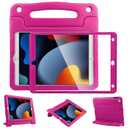 LTROP Kids Case for iPad 9th/ 8th/ 7th Generation 10.2-inch (2021/2020/ 2019) - iPad 10.2 Case for Kids, Light Weight Convertible Handle Stand Child-Proof Case for iPad 9 8 7 Gen 10.2, Blue