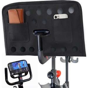 Neoprene Screen Cover For Peloton Exercise Bike Plus & Tread & Row, Upgraded Monitor Cover with Mobile Phone Pocket and Wallet Pocket,Waterproof,Anti-Dirt,Damage Prevention,Accessories for Treadmill