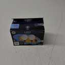 GE LED Light Bulbs, 60 Watt, Soft White, G16 Globe Bulbs, Frosted, Small Base (2 Pack)