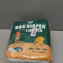 PAWPANG Disposable Dog Diaper Liners Booster Pads for Male & Female Dogs, 55ct, 5 Sizes Options, Doggie Diaper Inserts fit Most Types of Dog Diapers - Pet Belly Bands & Male Wraps (X-Large(55ct))