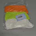 Women's Neon Scrunch Crew Socks 80s 90s Retro 3-Pack Cotton Stacked Boot Calf Cozy Ribbed Slouchy Socks Size 5-10 (1-white/Neon Green/Neon Orange)