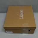 LACIKOSZ Black Knee High Crocodile Boots for Women Pointed Toe Slim Calf Sexy Stiletto High Heel Long Tall Boots with Slide Zipper Buckle Rivets, 8.5